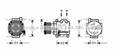 AVA QUALITY COOLING auk157 -  Компрессор, кондиционер